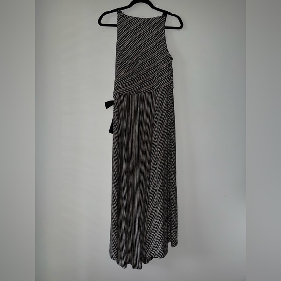 Maeve Anthropologie Hi-Low Salsola Summer Striped Dress Size Medium - Picture 3 of 12